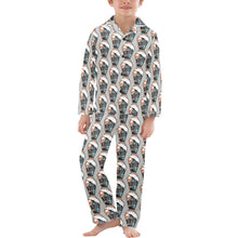 Load image into Gallery viewer, Big Boys' V-Neck Long Pajama Set