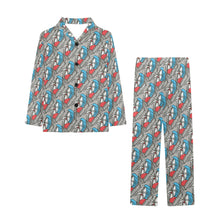 Load image into Gallery viewer, Big Boys' V-Neck Long Pajama Set