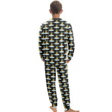 Load image into Gallery viewer, Big Boys' Crew Neck Long Pajama Set
