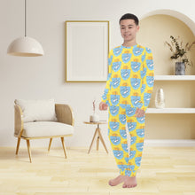 Load image into Gallery viewer, Big Boys' Crew Neck Long Pajama Set