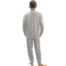 Load image into Gallery viewer, Big Boys' Crew Neck Long Pajama Set