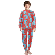 Load image into Gallery viewer, Big Boys' Crew Neck Long Pajama Set