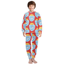 Load image into Gallery viewer, Big Boys' Crew Neck Long Pajama Set