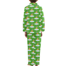 Load image into Gallery viewer, Big Boys' V-Neck Long Pajama Set