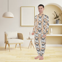 Load image into Gallery viewer, Big Boys' Crew Neck Long Pajama Set