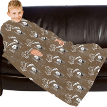 Load image into Gallery viewer, Blanket Robe with Sleeves for Kids