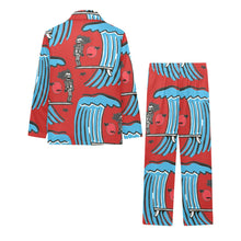 Load image into Gallery viewer, Big Girls' V-Neck Long Pajama Set