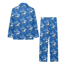 Load image into Gallery viewer, Big Boys' V-Neck Long Pajama Set