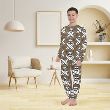 Load image into Gallery viewer, Big Boys' Crew Neck Long Pajama Set