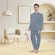 Load image into Gallery viewer, Big Boys' Crew Neck Long Pajama Set