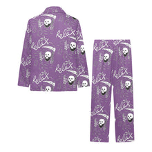 Load image into Gallery viewer, Big Girls' V-Neck Long Pajama Set