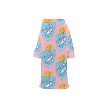 Load image into Gallery viewer, Blanket Robe with Sleeves for Kids