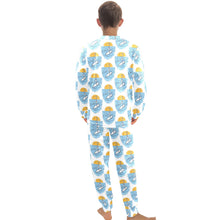 Load image into Gallery viewer, Big Boys' Crew Neck Long Pajama Set