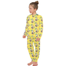 Load image into Gallery viewer, Big Girls' Crew Neck Long Pajama Set
