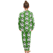 Load image into Gallery viewer, Big Girls' Crew Neck Long Pajama Set
