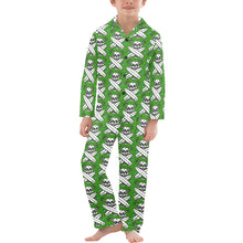 Load image into Gallery viewer, Big Boys' V-Neck Long Pajama Set