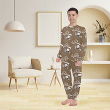 Load image into Gallery viewer, Big Boys' Crew Neck Long Pajama Set