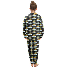 Load image into Gallery viewer, Big Girls' Crew Neck Long Pajama Set