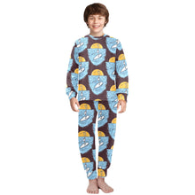 Load image into Gallery viewer, Big Boys' Crew Neck Long Pajama Set