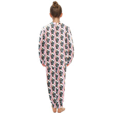 Load image into Gallery viewer, Big Girls' Crew Neck Long Pajama Set