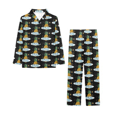 Load image into Gallery viewer, Big Boys' V-Neck Long Pajama Set