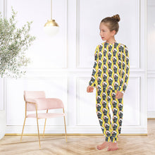 Load image into Gallery viewer, Big Girls' Crew Neck Long Pajama Set