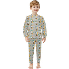 Load image into Gallery viewer, Little Boys&#39; Crew Neck Long Pajama Set
