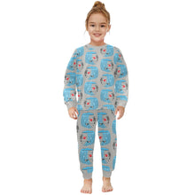 Load image into Gallery viewer, Little Girls&#39; Crew Neck Long Pajama Set
