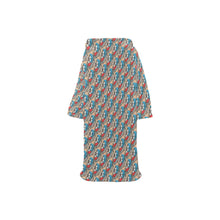 Load image into Gallery viewer, Blanket Robe with Sleeves for Kids
