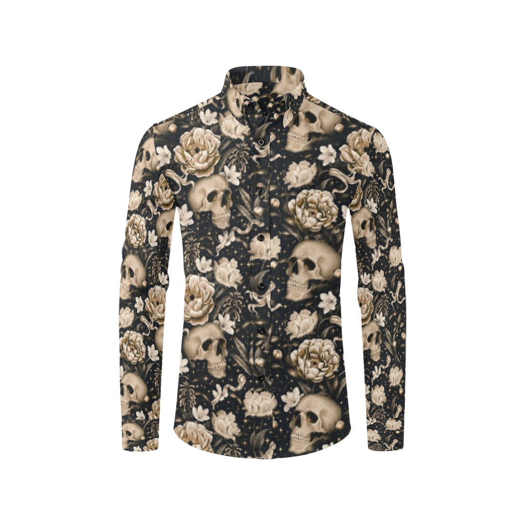 Men's All Over Print Long Sleeve Shirt(Without Pocket)(T61)