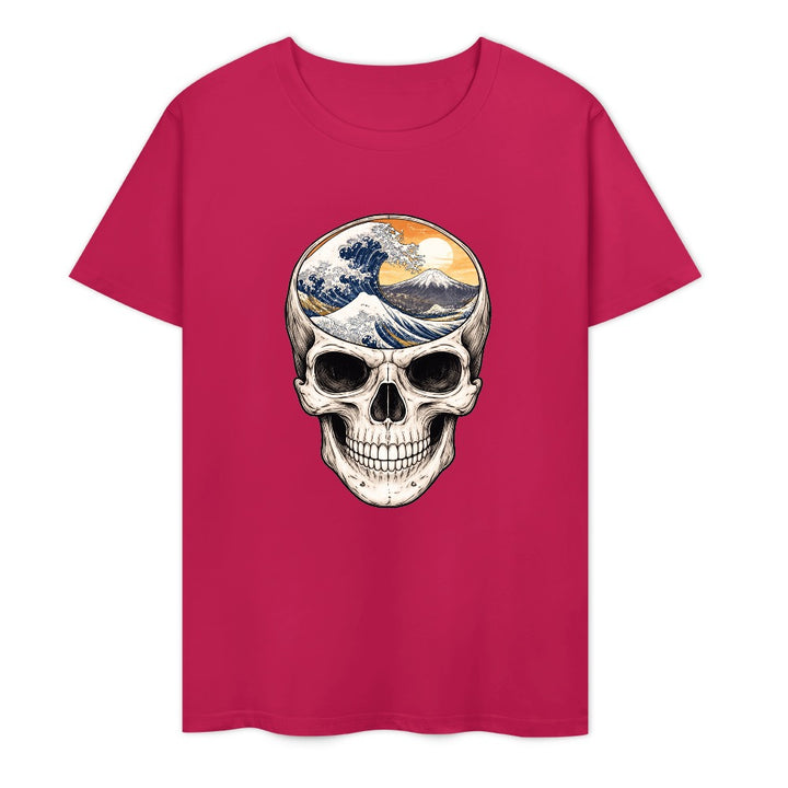 New Pure cotton short sleeved T-shirt Front print Multiple colors