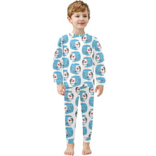 Load image into Gallery viewer, Little Boys&#39; Crew Neck Long Pajama Set
