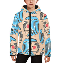 Load image into Gallery viewer, Kids&#39; Padded Hooded Jacket
