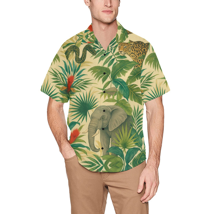 Hawaiian Shirt with Chest Pocket