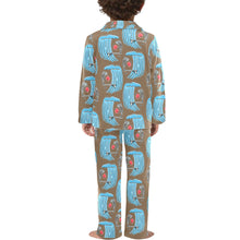 Load image into Gallery viewer, Little Boys&#39; V-Neck Long Pajama Set
