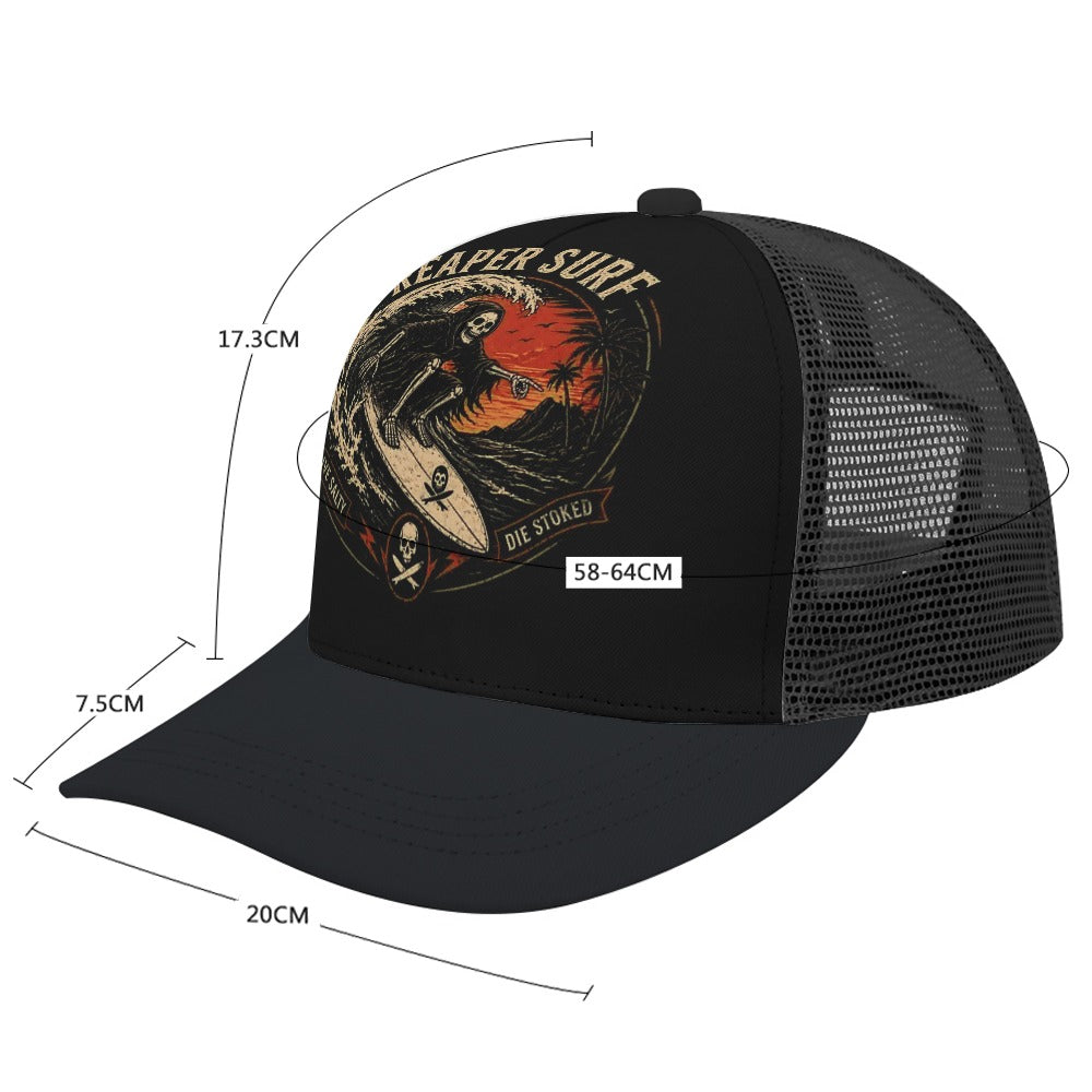 Baseball Cap Bent glue rear hollow (multi-color optional)