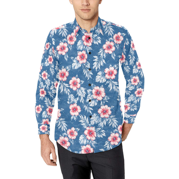 Men's All Over Print Long Sleeve Shirt(Without Pocket)(T61)