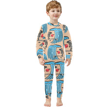 Load image into Gallery viewer, Little Boys&#39; Crew Neck Long Pajama Set
