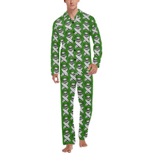 Load image into Gallery viewer, Men&#39;s V-Neck Long Pajama Set
