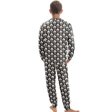 Load image into Gallery viewer, Big Boys&#39; Crew Neck Long Pajama Set
