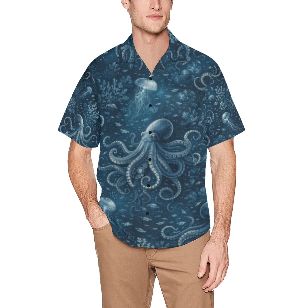Hawaiian Shirt with Chest Pocket (T58)
