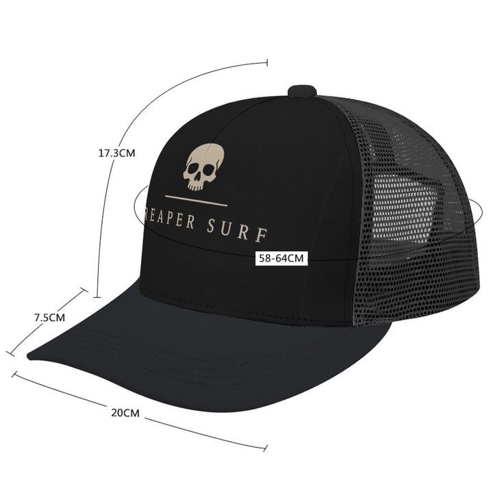 Baseball Cap Bent glue rear hollow (multi-color optional)