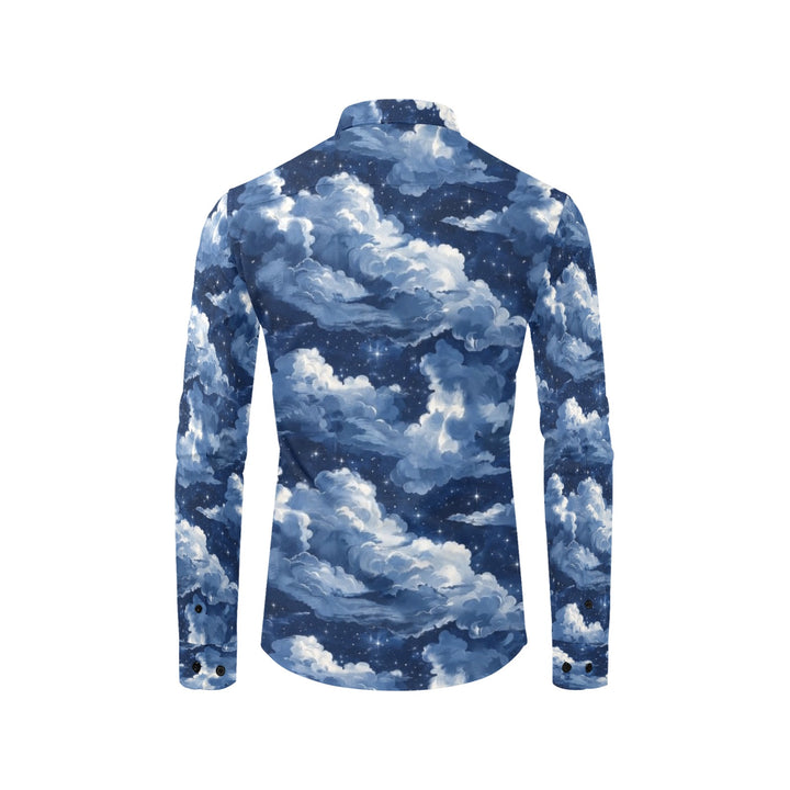 Men's All Over Print Long Sleeve Shirt(Without Pocket)(T61)