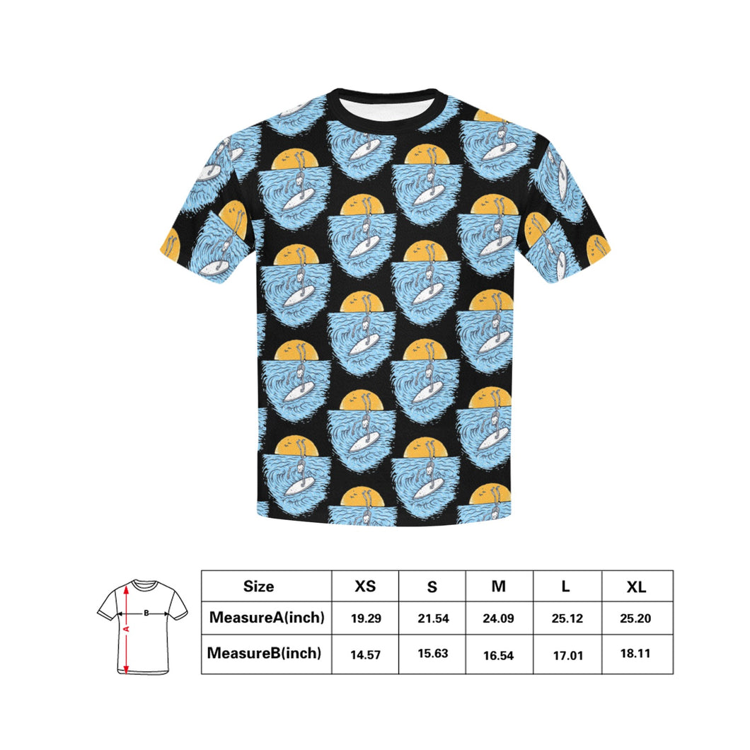 Kid's All Over Print T-shirt(USA Size)(Model T40)