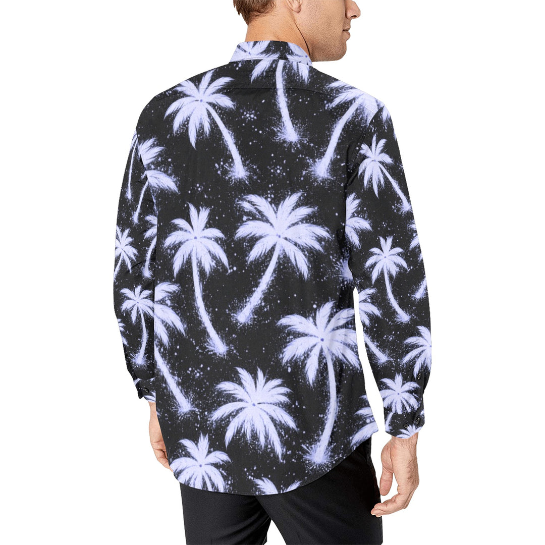 Men's All Over Print Long Sleeve Shirt(Without Pocket)(T61)
