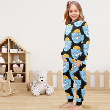 Load image into Gallery viewer, Little Girls&#39; Crew Neck Long Pajama Set
