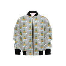 Load image into Gallery viewer, Kids&#39; Bomber Jacket with Pockets
