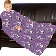 Load image into Gallery viewer, Blanket Robe with Sleeves for Kids
