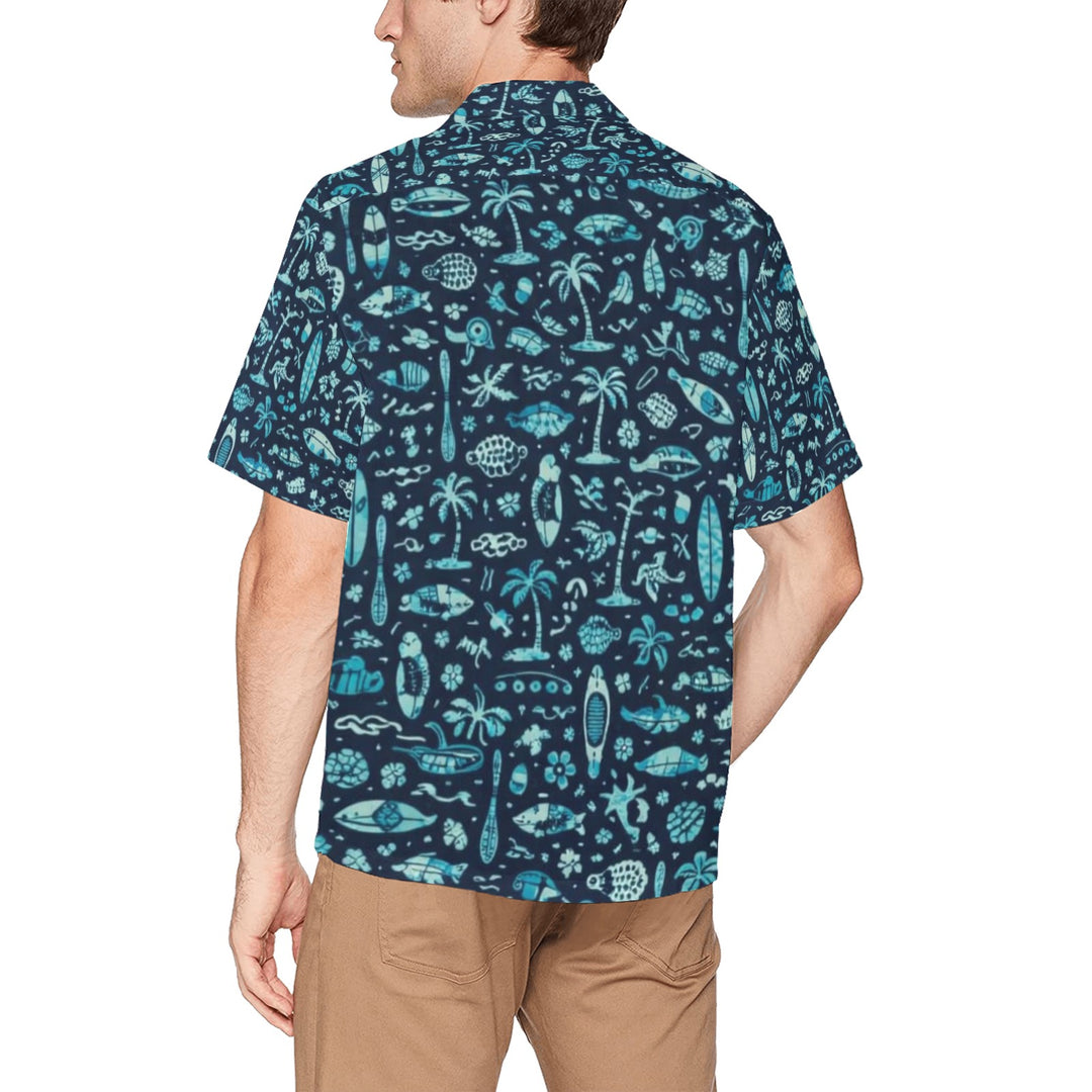 Hawaiian Shirt with Chest Pocket (T58)