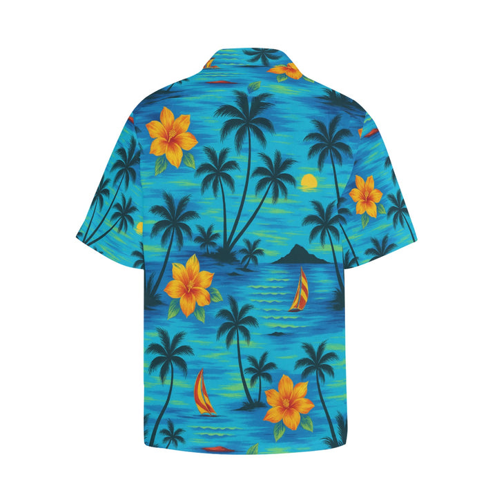 Hawaiian Shirt with Chest Pocket
